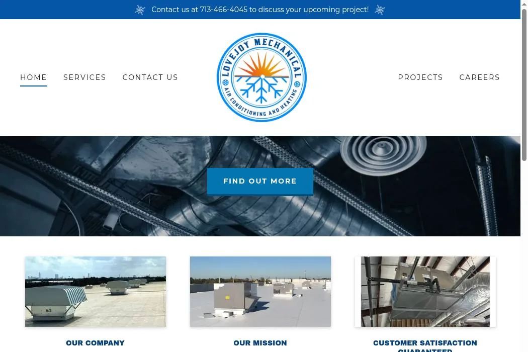 Lovejoy Mechanical Contractors cover