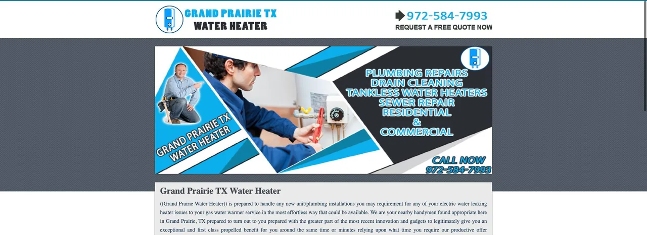 Grand Prairie TX Water Heater cover