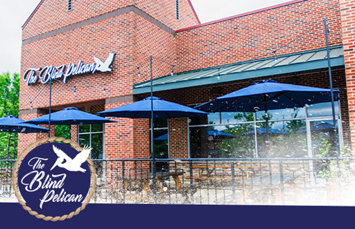 The Blind Pelican Seafood logo
