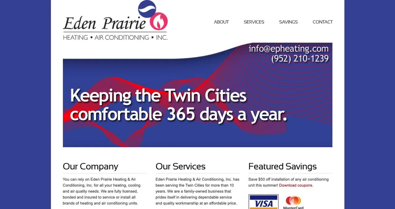 Eden Prairie Heating & Air Conditioning, Inc. cover