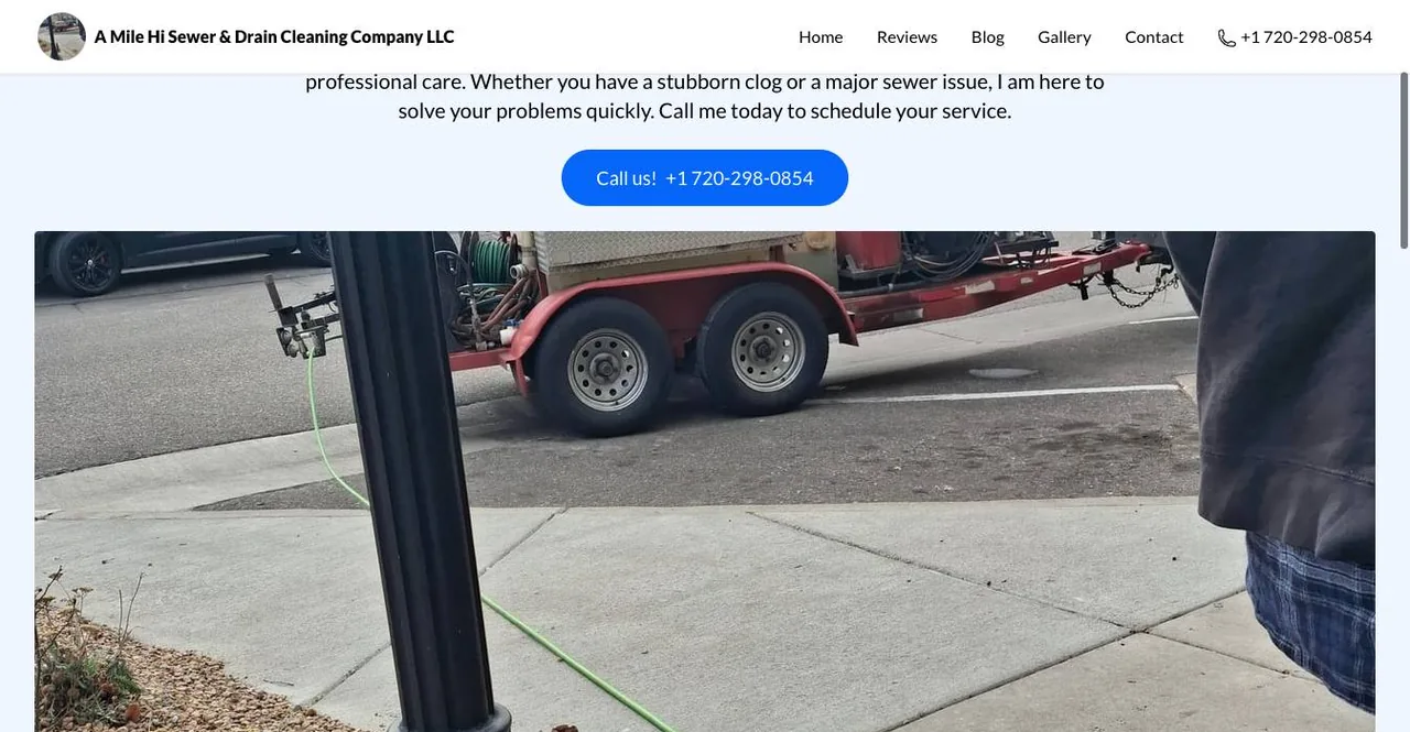 A Mile Hi Sewer & Drain Cleaning Company LLC cover