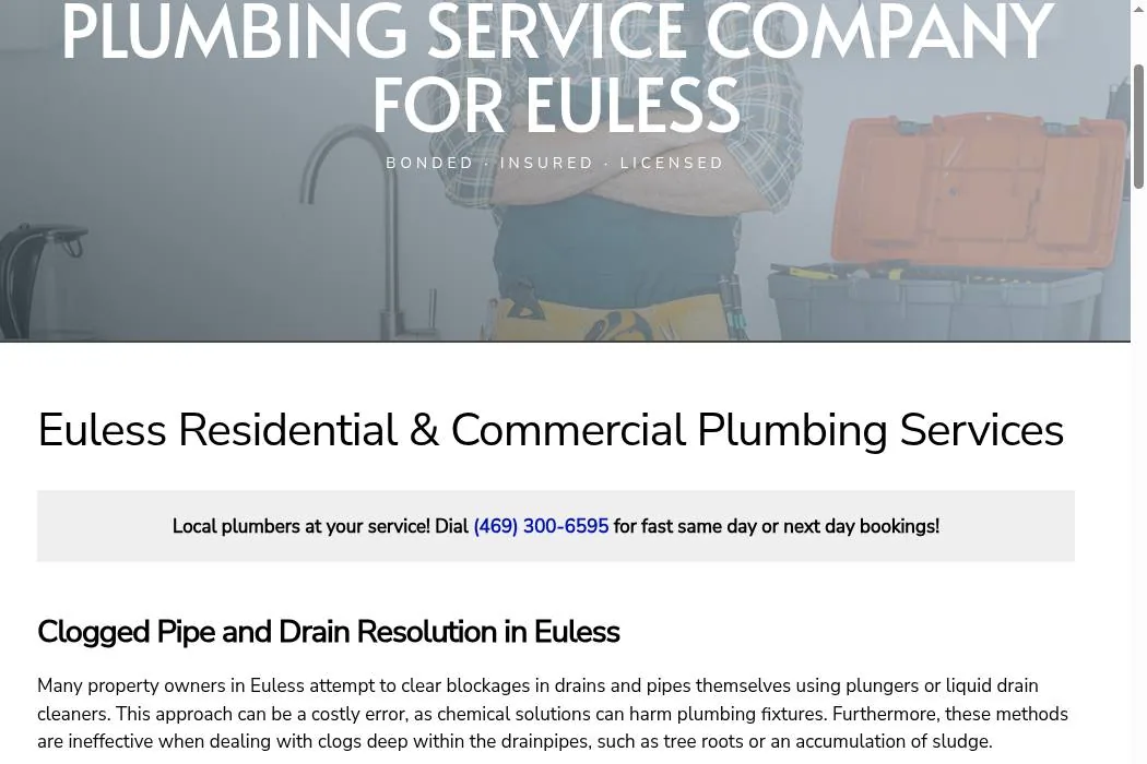 Owens & Sons Plumbing cover