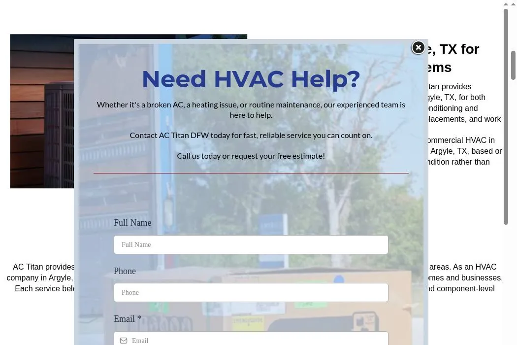 AC Titan Heating and Air cover