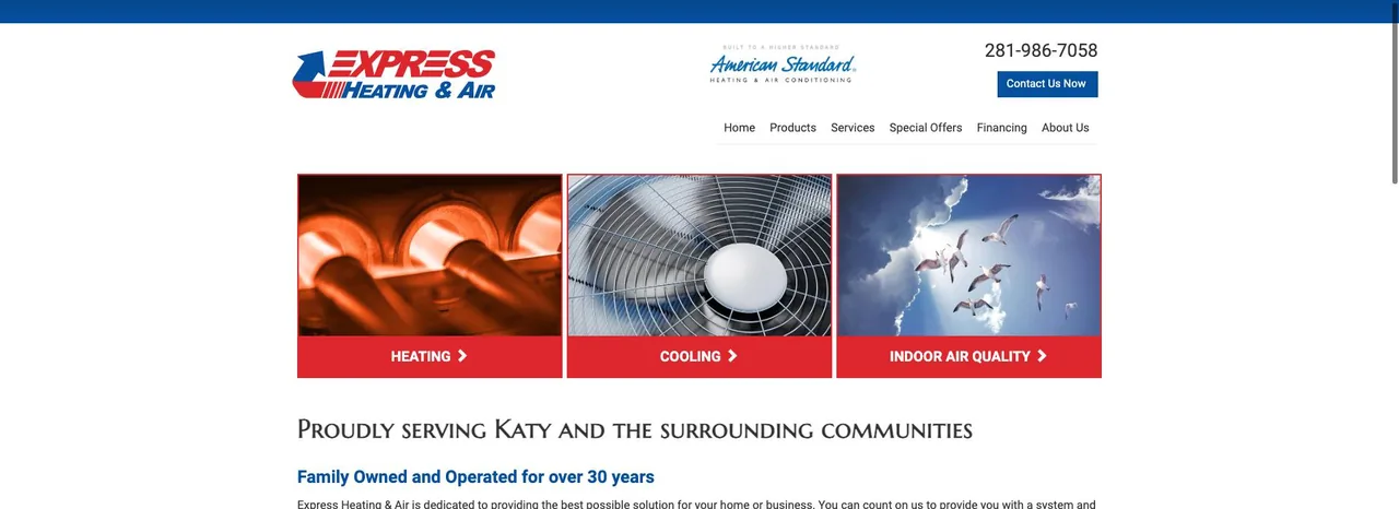 Express Heating & Air cover