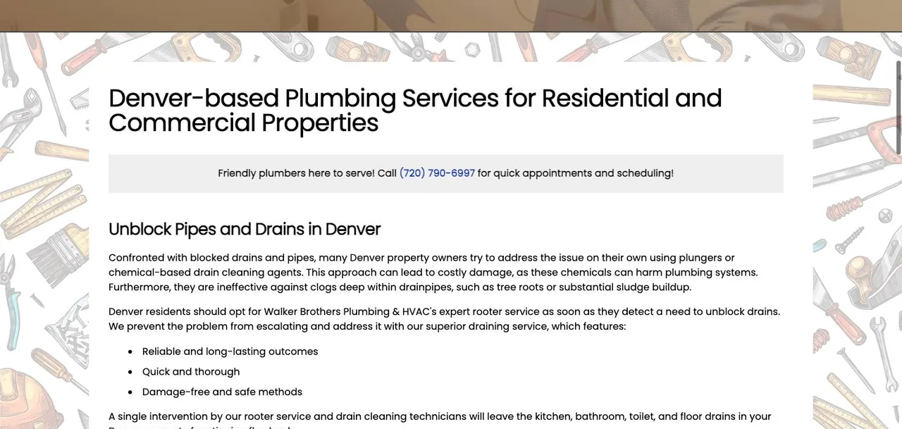 Walker Brothers Plumbing & HVAC cover