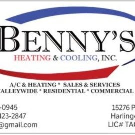 Benny's Heating & Cooling, Inc. logo