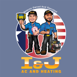 I&J AC AND HEATING logo