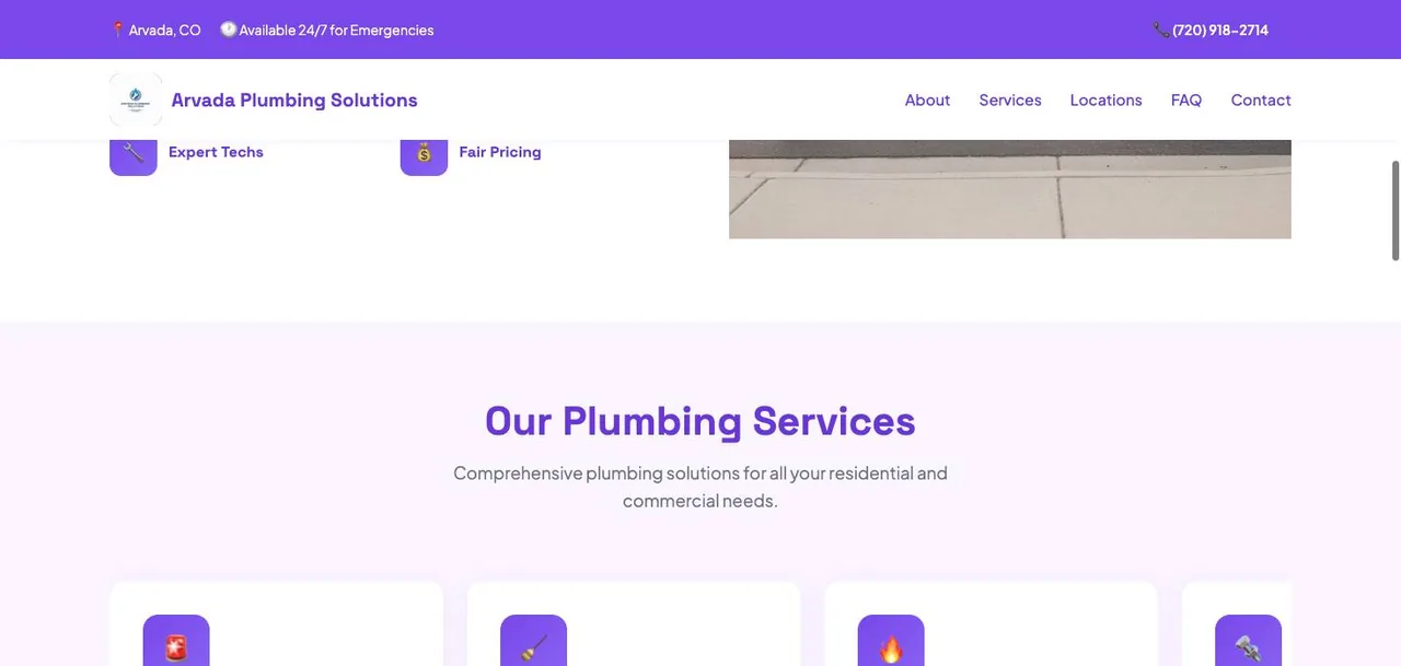 Arvada Plumbing Solutions cover