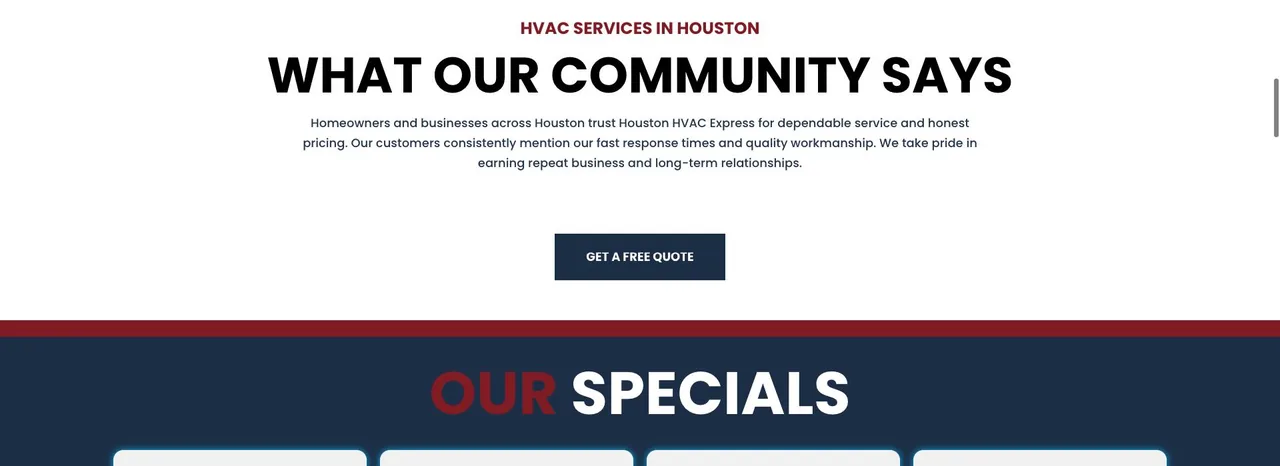 Houston HVAC Express cover