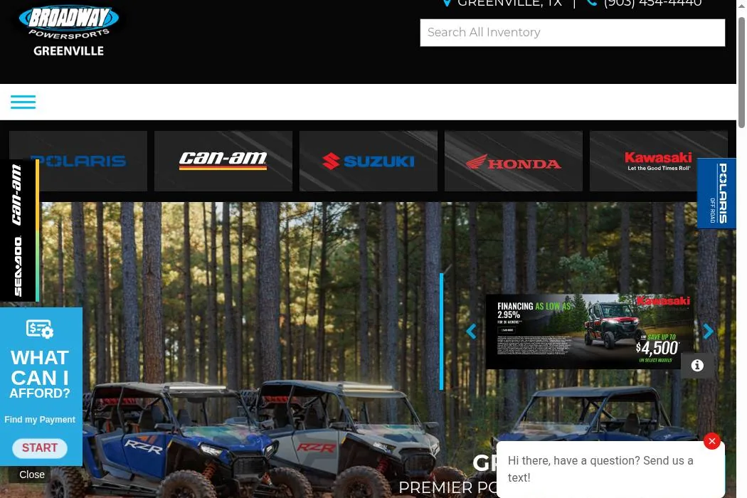 Broadway Powersports of Greenville cover