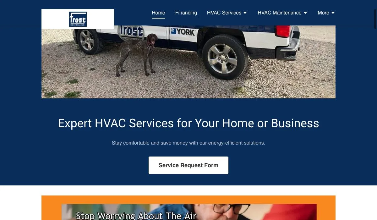 Frost Heating & Air cover