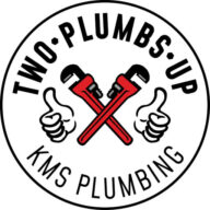 Two Plumbs Up KMS Plumbing logo