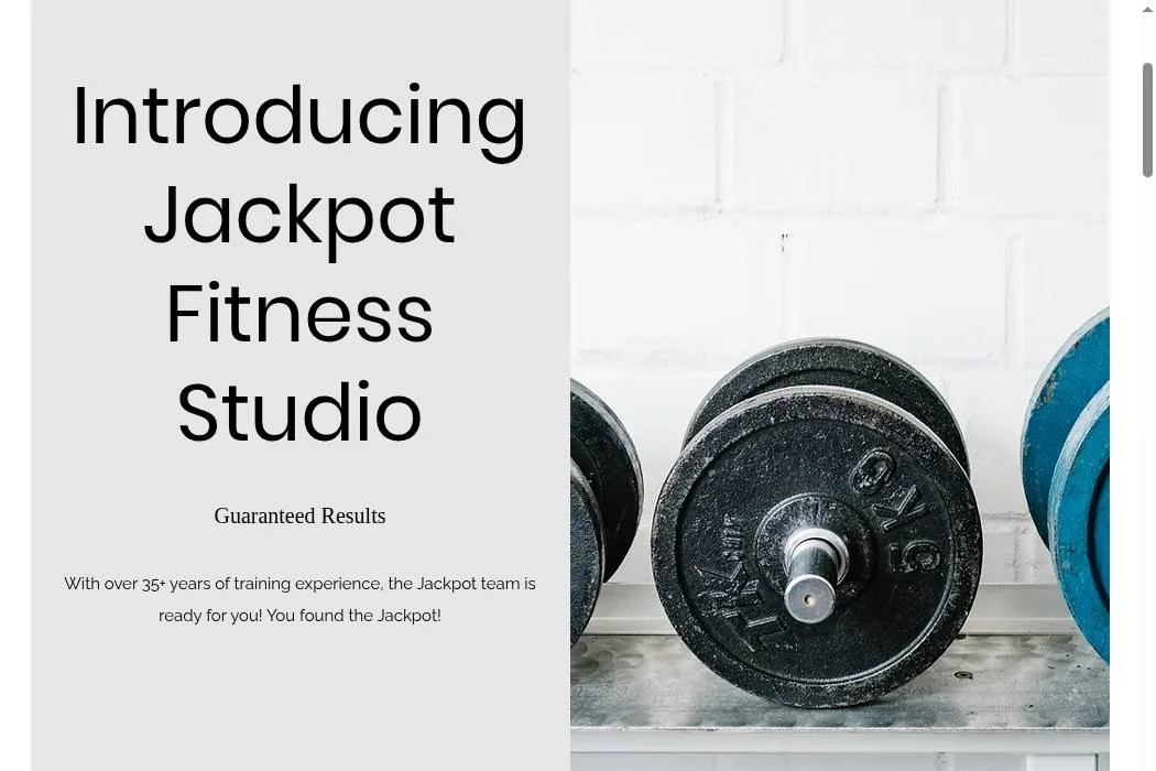 Jackpot Fitness Studio cover