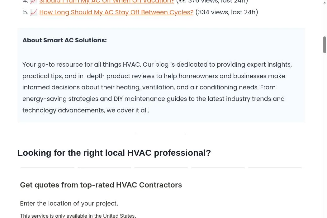 Smart AC Solutions cover