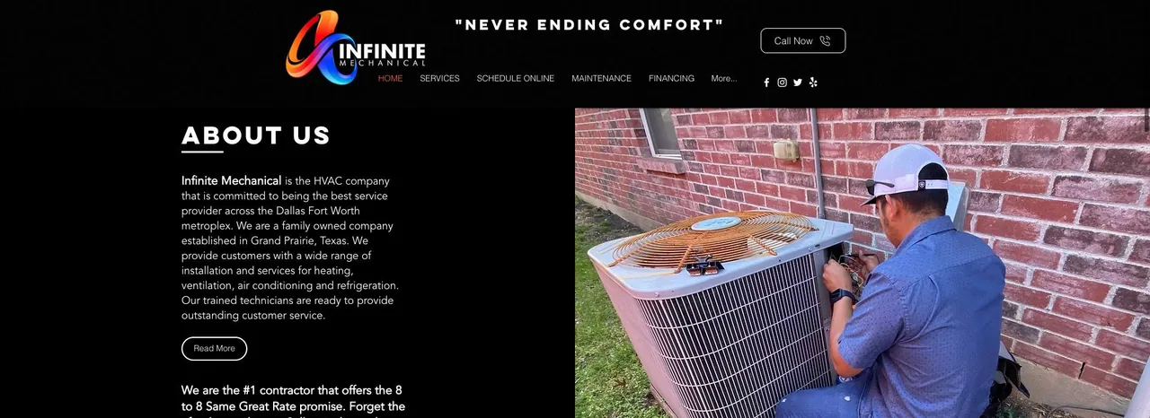 Infinite Mechanical HVAC LLC cover