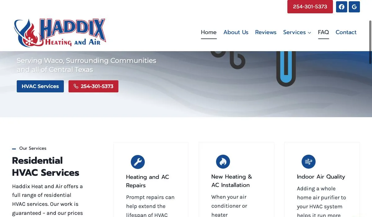 Haddix Heating and Air cover