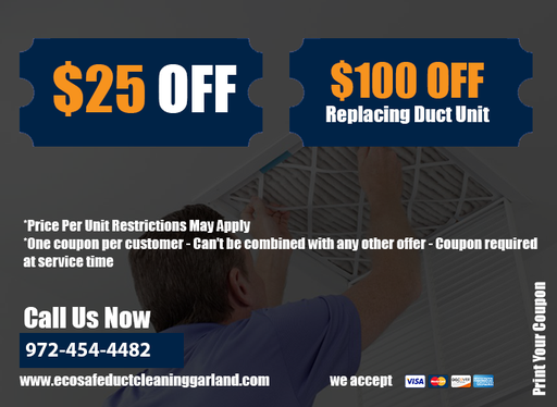 Eco Safe Duct Cleaning Garland logo