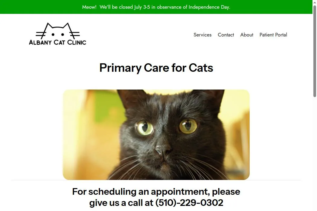 Albany Cat Clinic cover