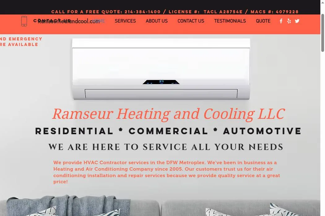 Ramseur Heating and Cooling cover