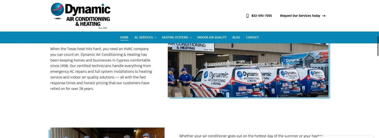 Dynamic Air Conditioning & Heating cover