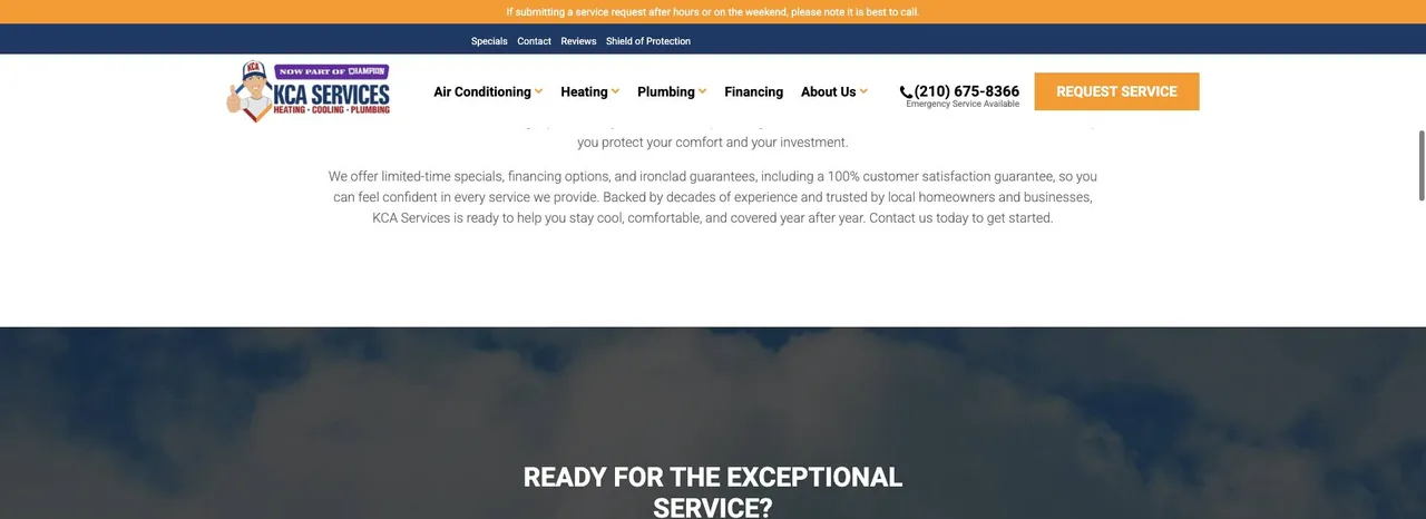 KCA Services cover