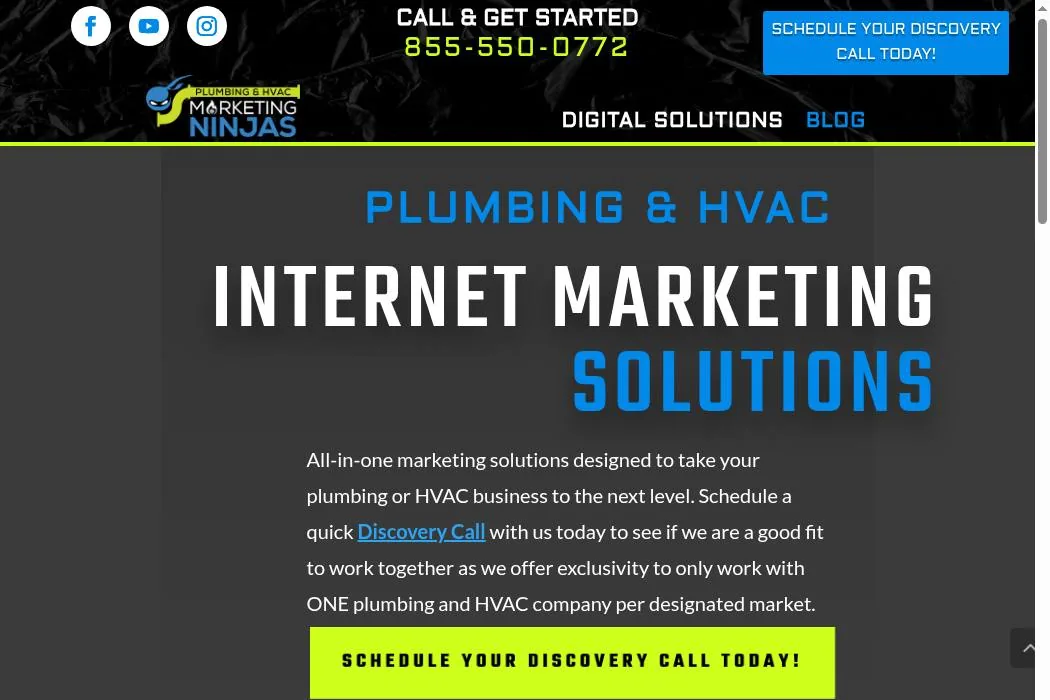 Plumbing & HVAC Marketing Ninjas cover
