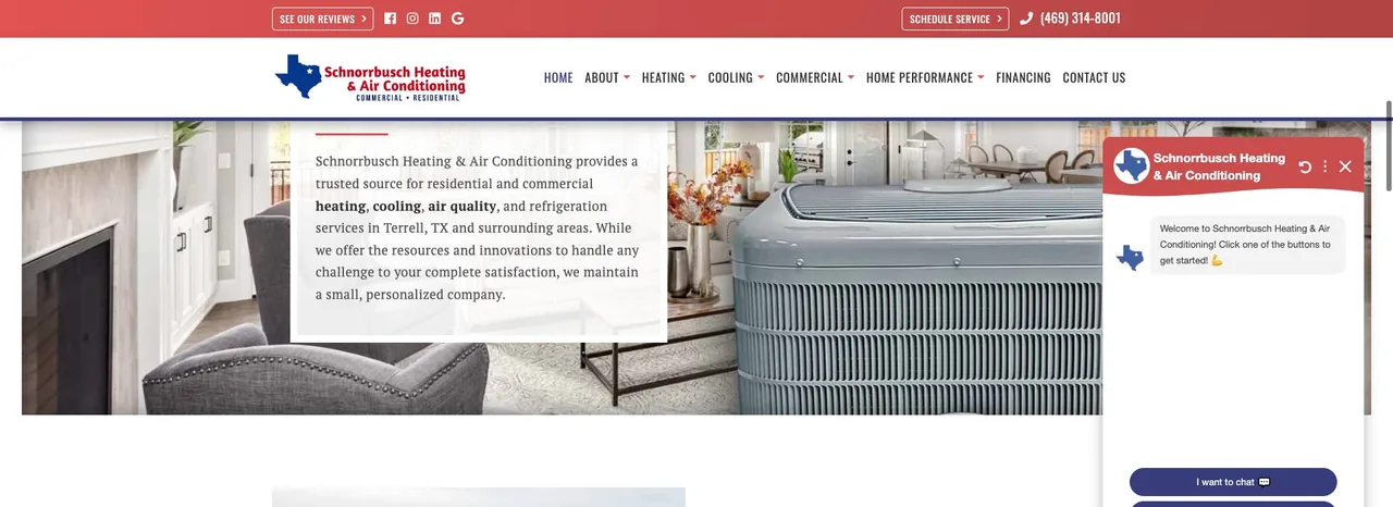 Schnorrbusch Heating & Air Conditioning cover