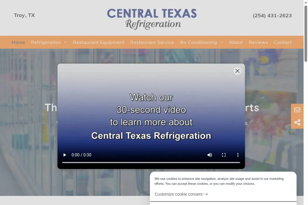 Central Texas Refrigeration cover