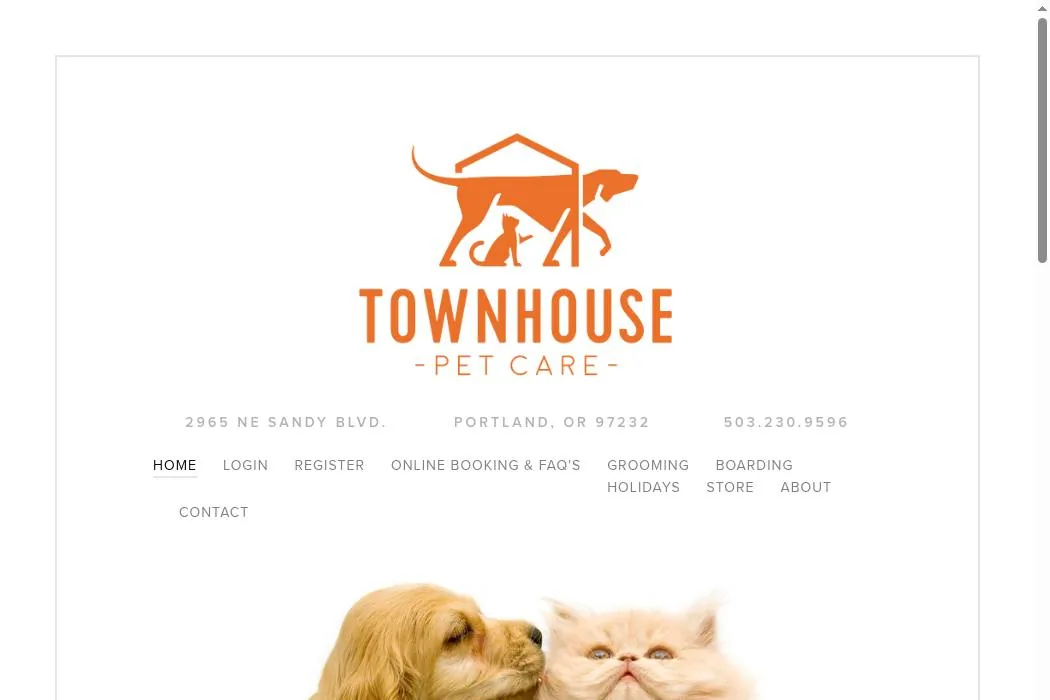 Townhouse Pet Care cover