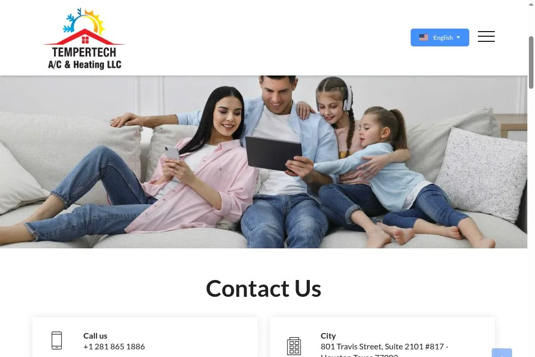 Tempertech A/C & Heating LLC cover