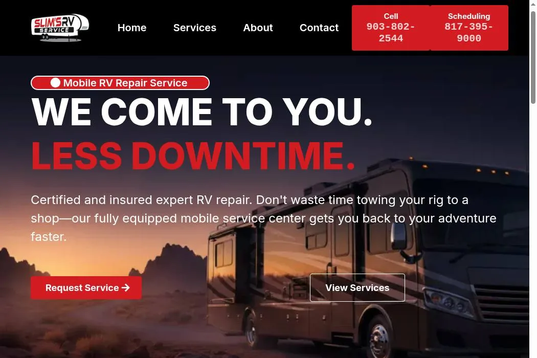 Slim's RV Service cover