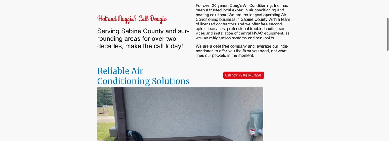 Doug's Air Conditioning, Inc cover