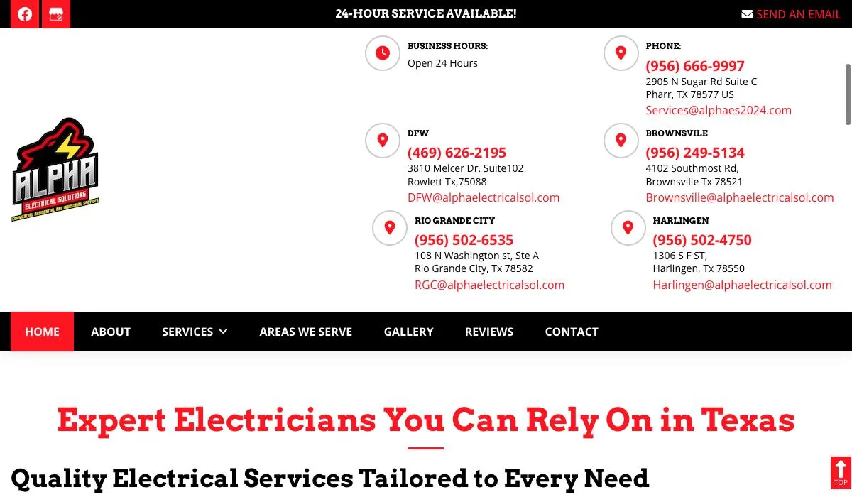 Alpha Electrical Solutions cover
