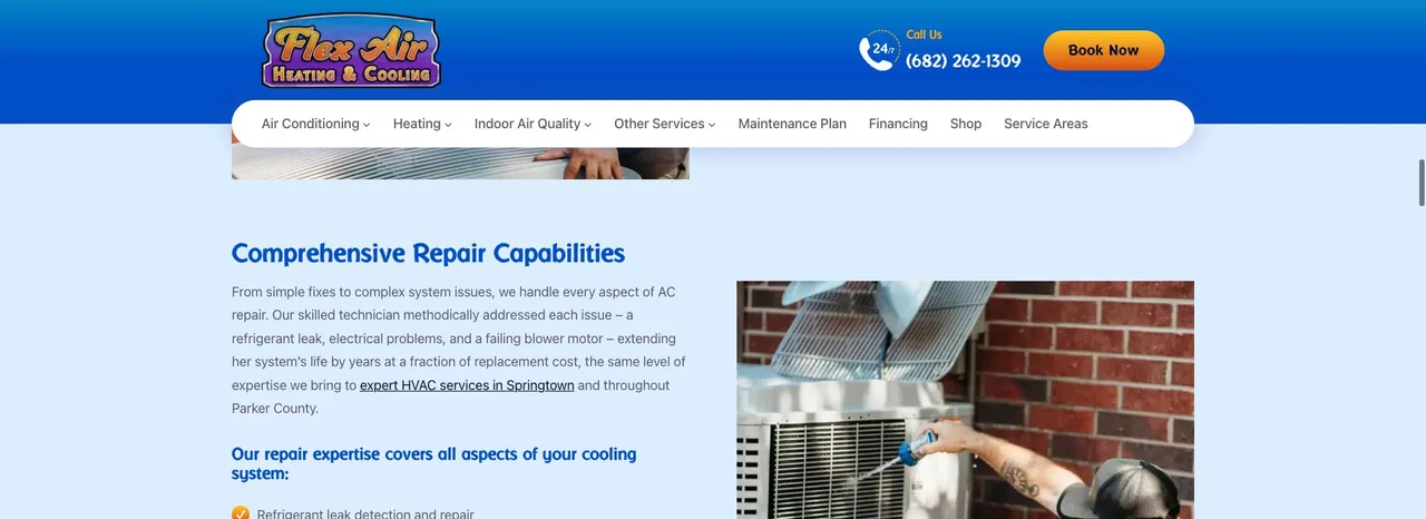 Flex Air Heating & Cooling cover