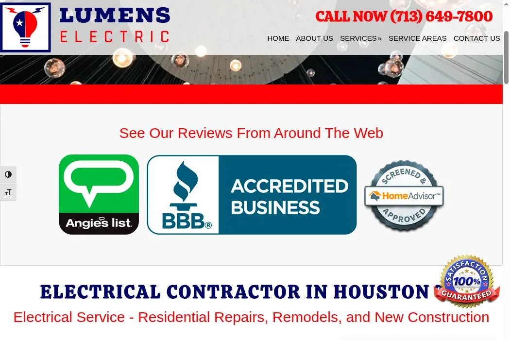 Lumens Electric LLC cover