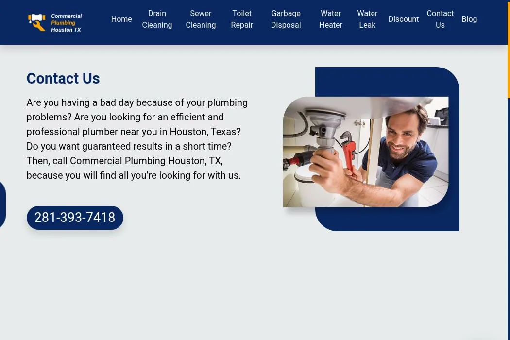 Commercial Plumbing Houston TX cover