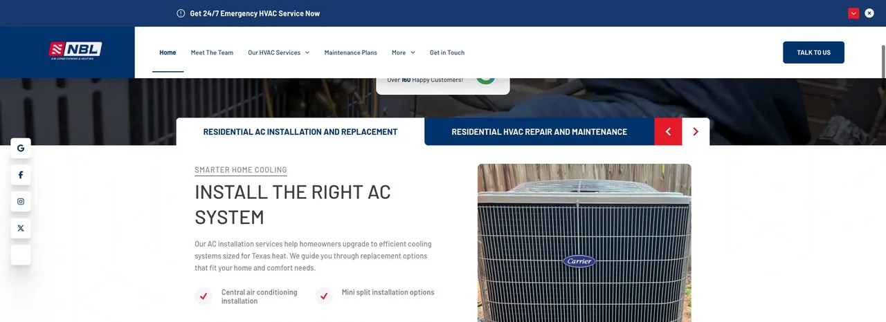 NBL Air Conditioning and Heating cover