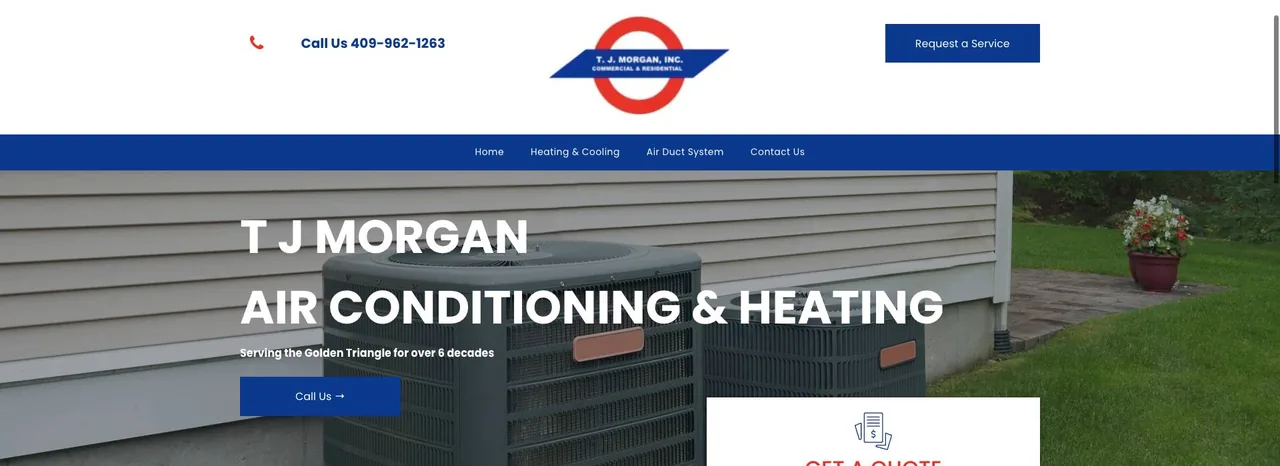 T J Morgan Air Conditioning & Heating cover