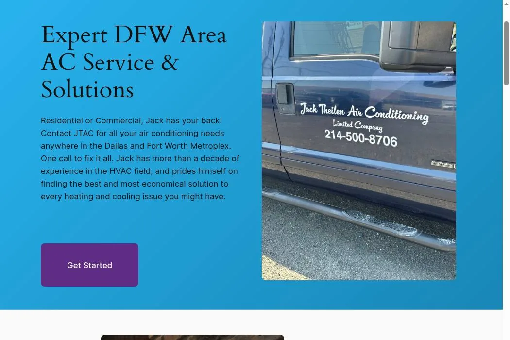 Jack Theilen Air Conditioning Limited Company cover