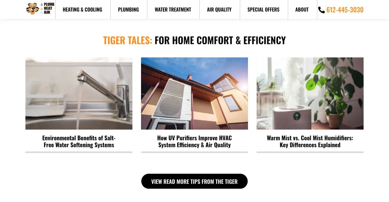 Tiger Plumbing Heating & Air cover