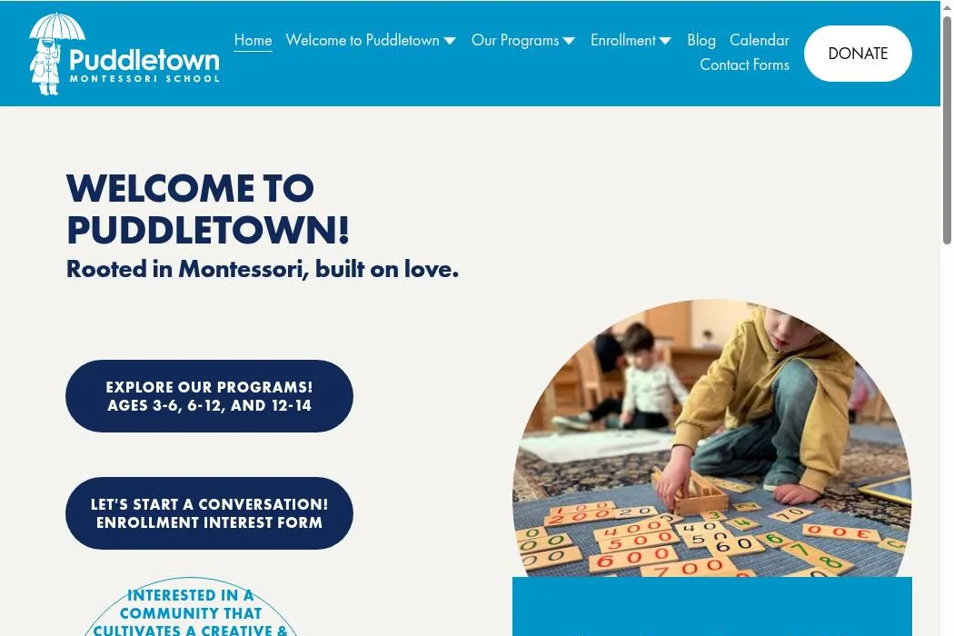 Puddletown Montessori School cover