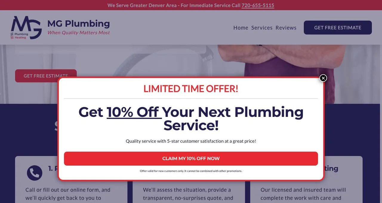 MG Plumbing cover