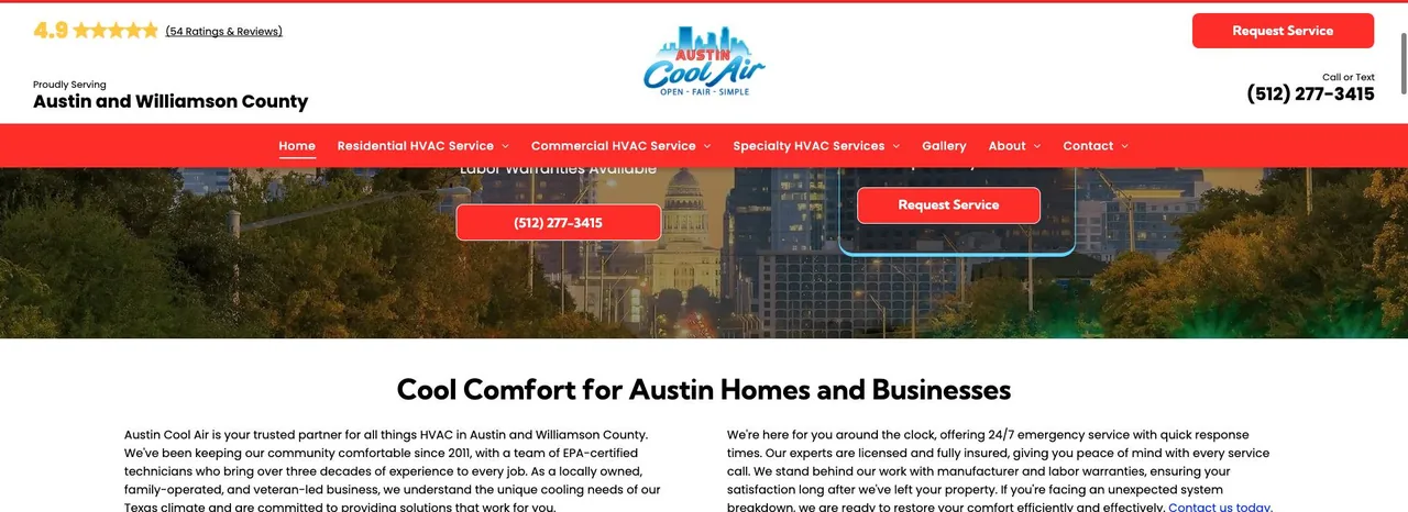 Austin Cool Air cover