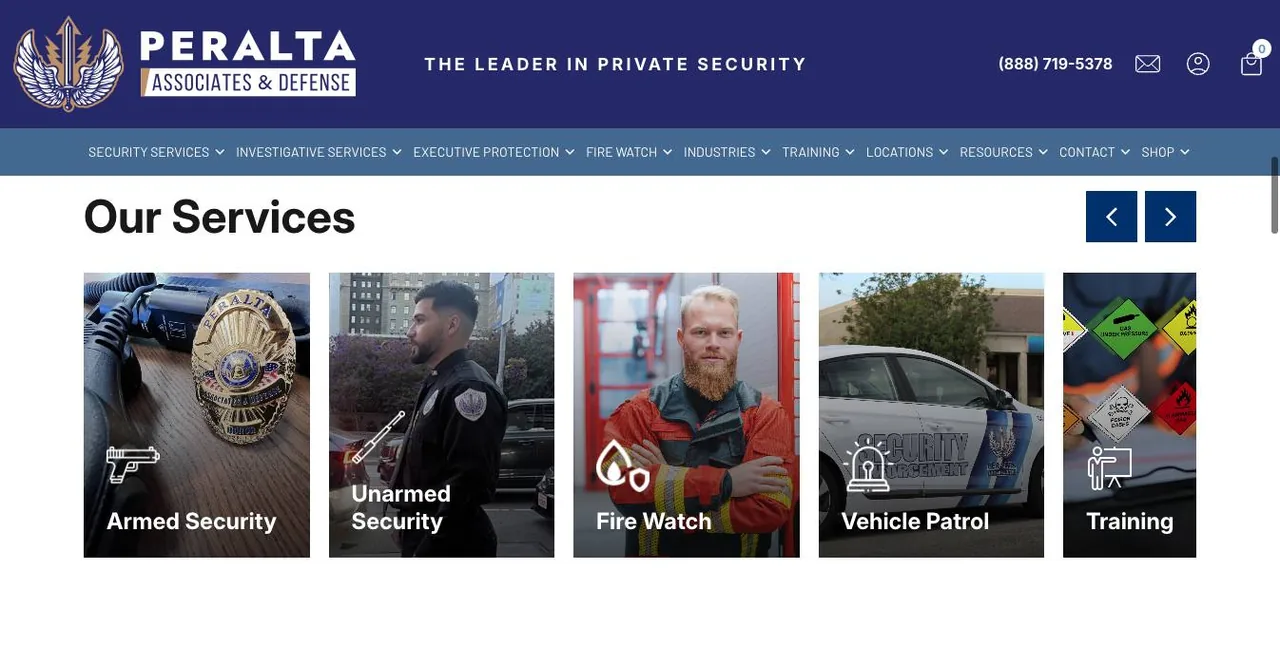 Peralta Associates and Defense cover