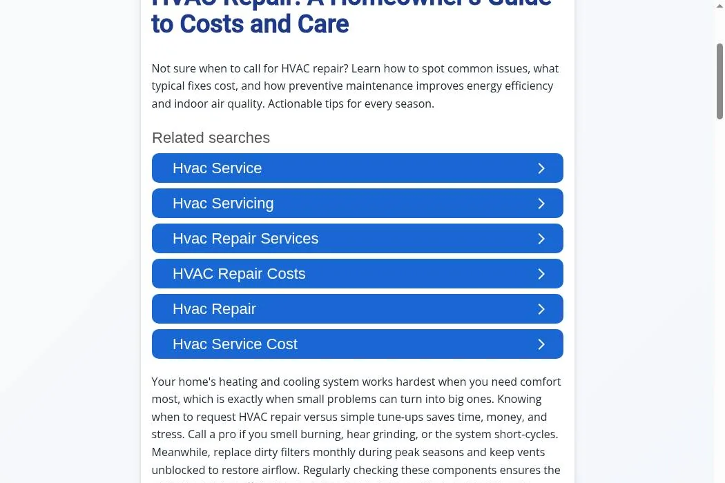 Royal HVAC cover