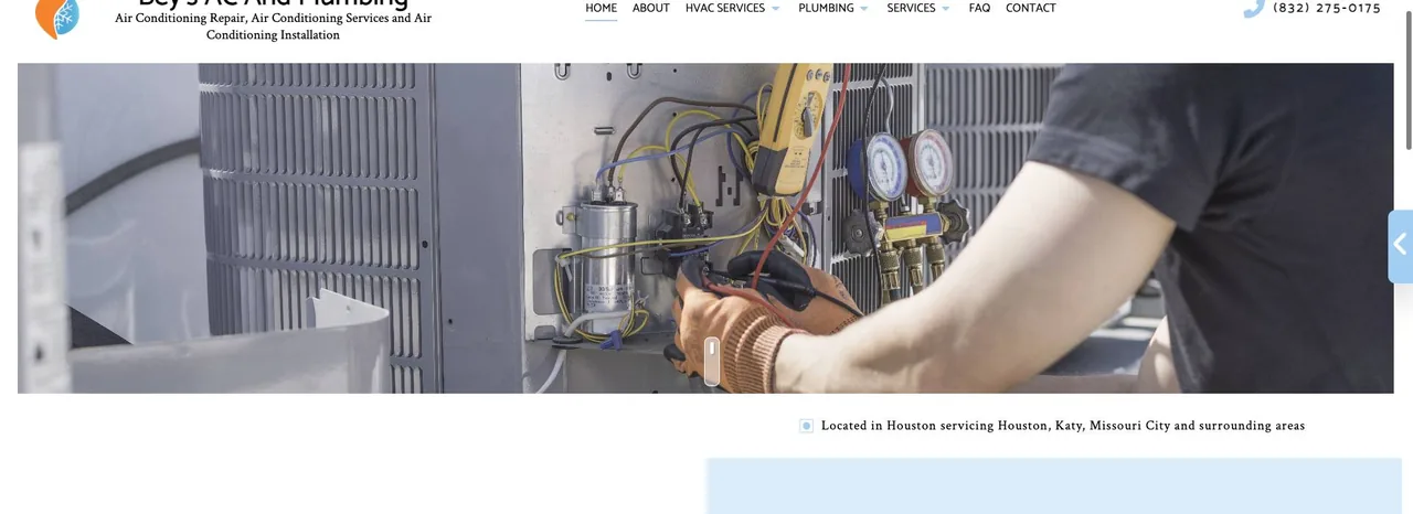 Bey's AC And Plumbing cover