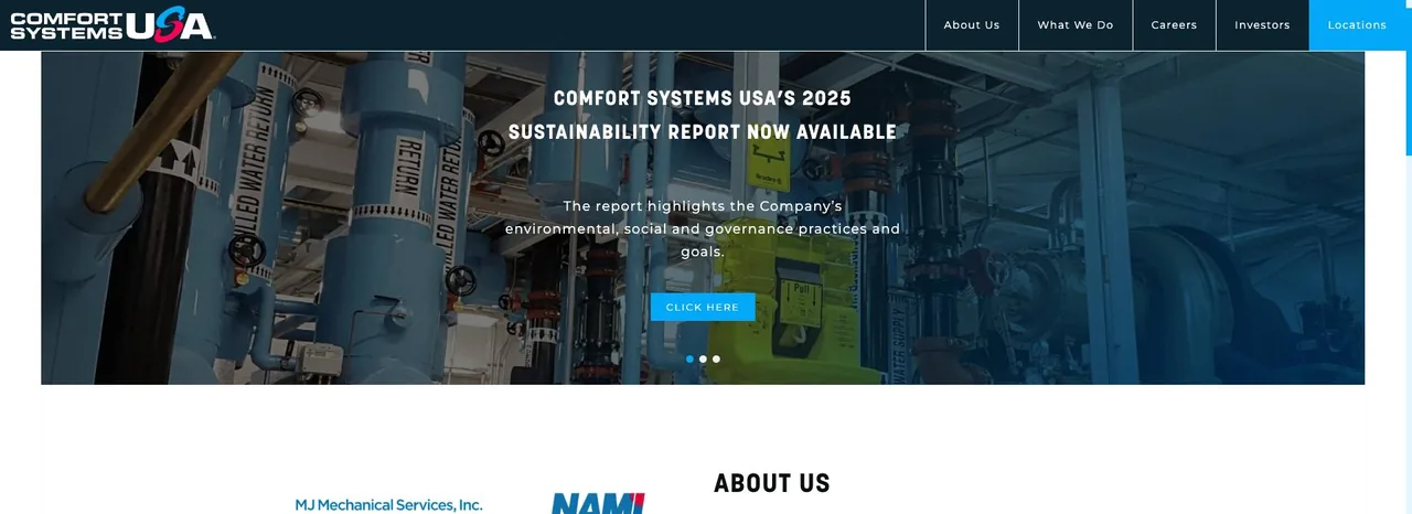 Comfort Systems USA cover