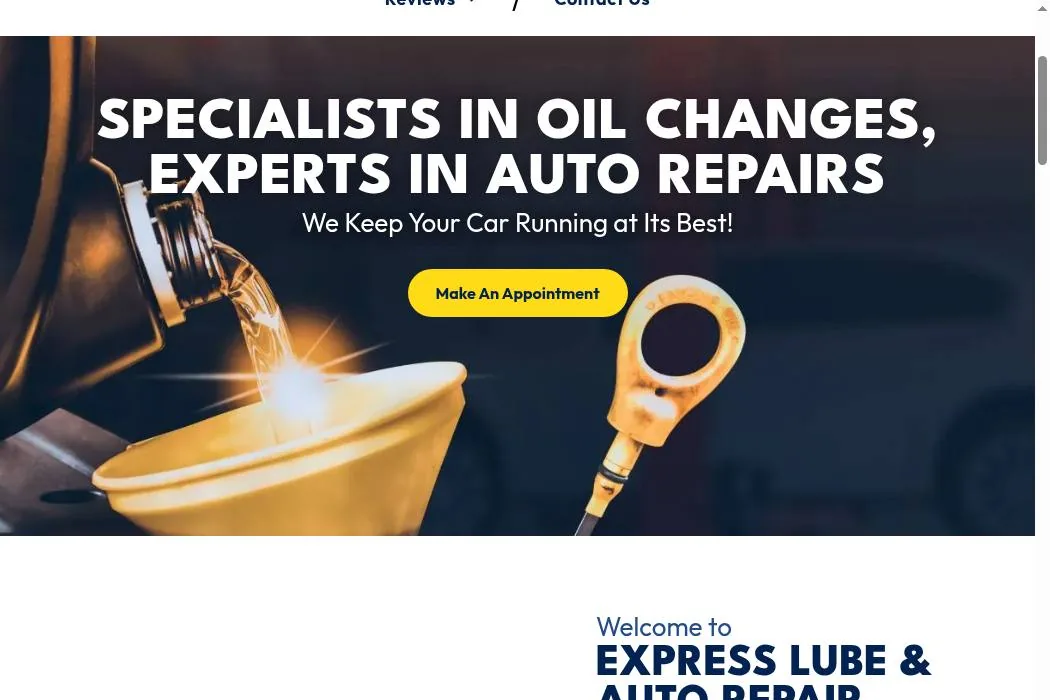 Express Lube & Auto Repair cover