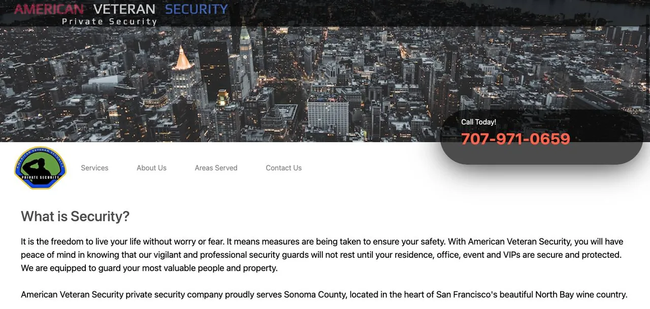 American Veteran Security cover