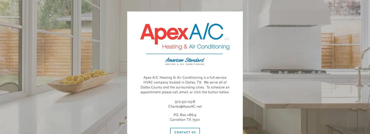 Apex A/C Heating & Air Conditioning cover